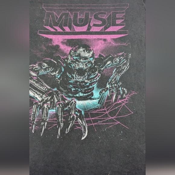 MUSE Band Simulation Theory Black Concert  T-Shirt Alternative Progressive Rock - Picture 2 of 5